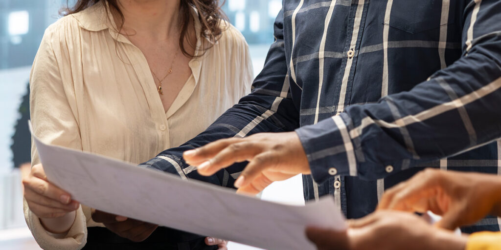 imagen de un equipo trabajando