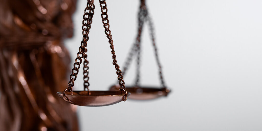 imagen de una balanza de la justicia